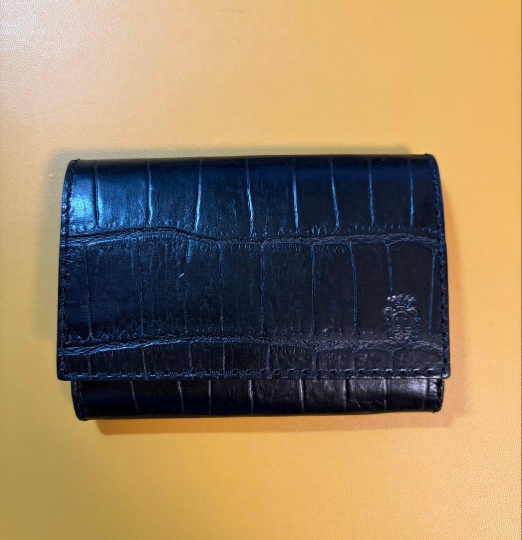 フェリージ/felisi クロコ名刺入れ　ブラック 511450sab2.jpg