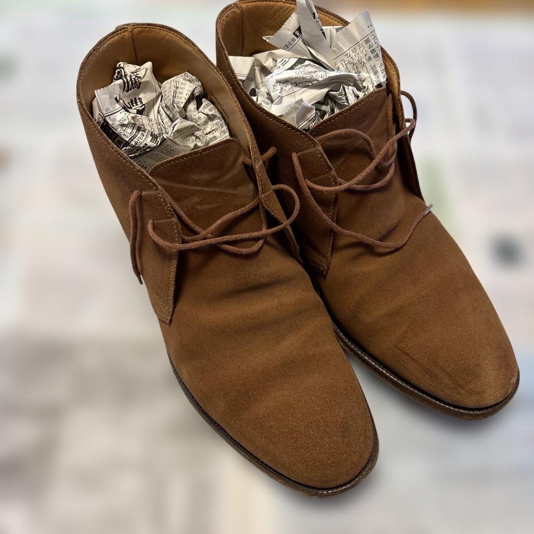 ま*3様 Crockett & Jones CHERTSEY 8 1/2ブーツ クロケット&ジョーンズ チャートシー|CHERTSEY DARKBROWN プレーントゥ