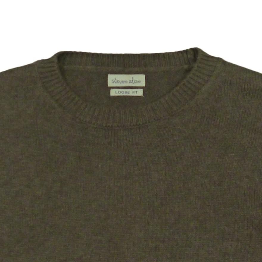 Steven Alan コットンウールカシミヤクルーネック ニット LOOSE - メルカリ