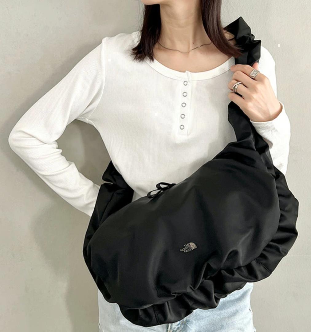 韓国限定】25AW新作 ノースフェイス ボニーホーボー バッグ 3way 黒