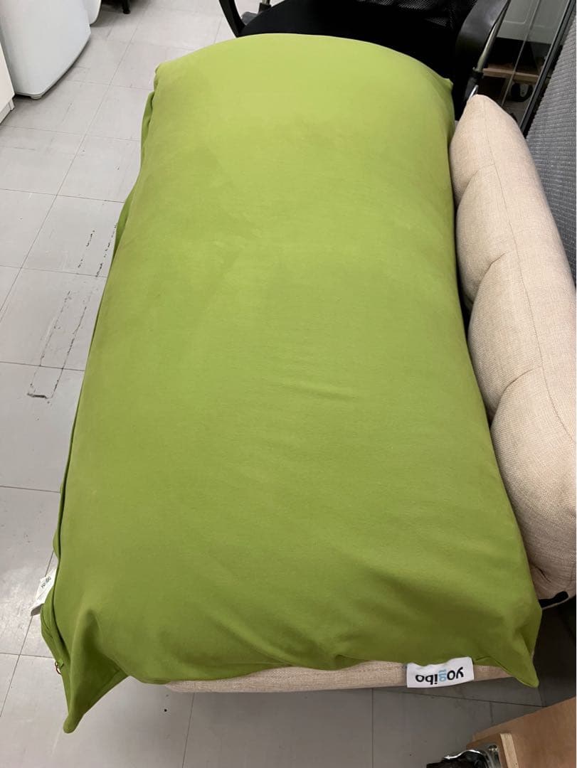 Yogibo Max / ヨギボーマックス ライムグリーン　大阪引き取り M532-2-10 ビーズクッション Yogibo Max ヨギボー マックス ライム