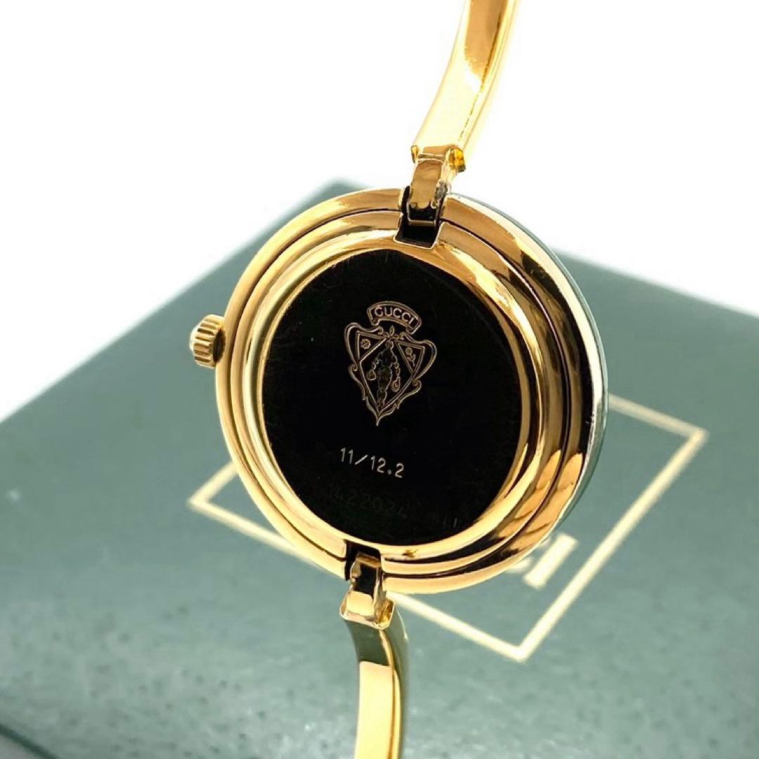 良品☆稼働 新品電池 グッチ チェンジベゼル レディース腕時計 - メルカリ