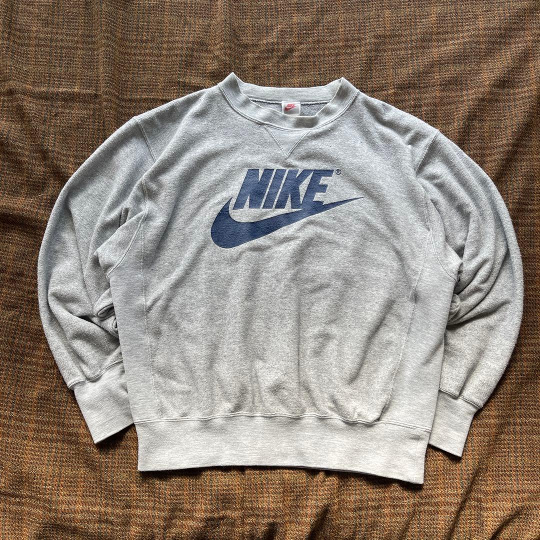 90's NIKE 銀タグ スウェット リバースウィーブ 前Vガゼット - メルカリ