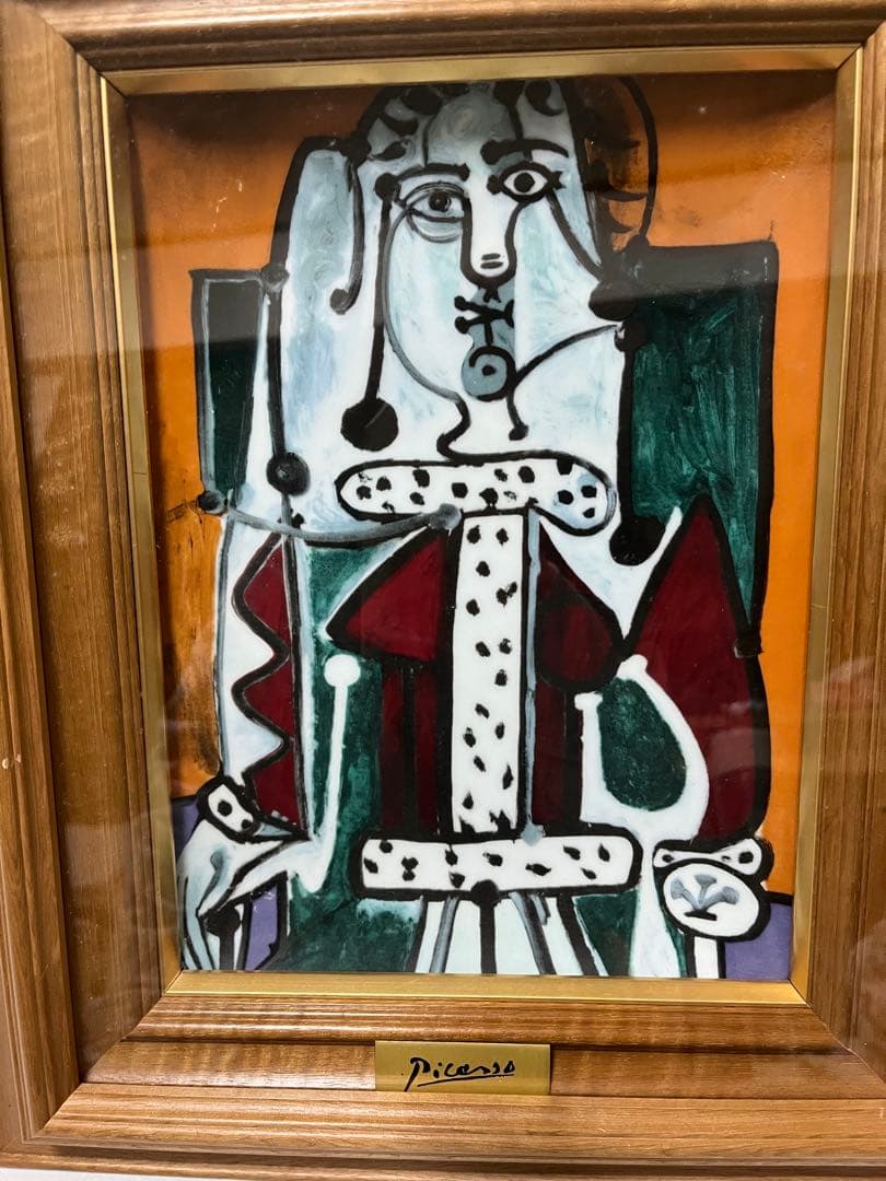 星*様 パブロ・ピカソ Pablo Picasso 陶板画 抽象絵画 - メルカリ