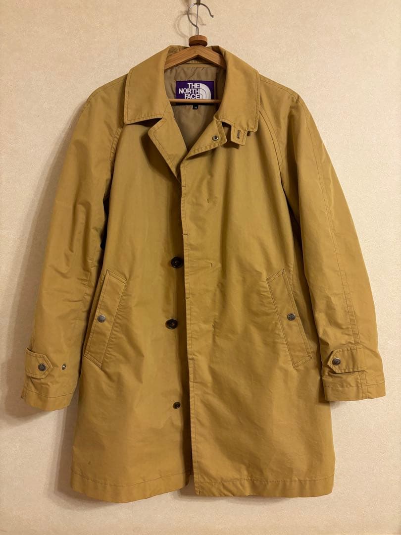 【美品】THE NORTH FACE PL ステンカラーコート ベージュ M 大人気！別注THE NORTH FACE PURPLE LABELステンカラーコート入荷