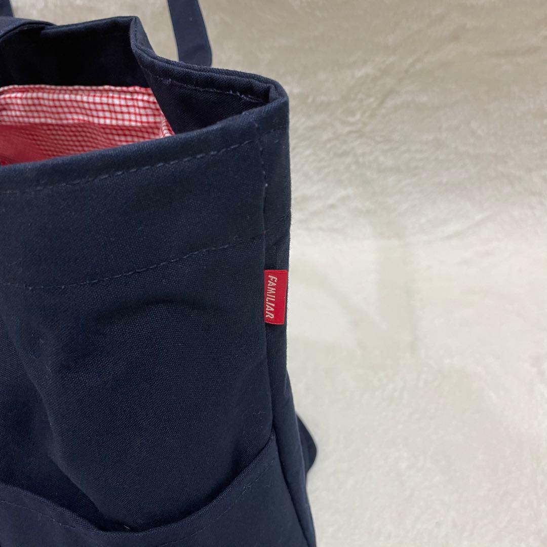 希少☆美品 familiar マザーズバッグ 赤 ファミリア - メルカリ