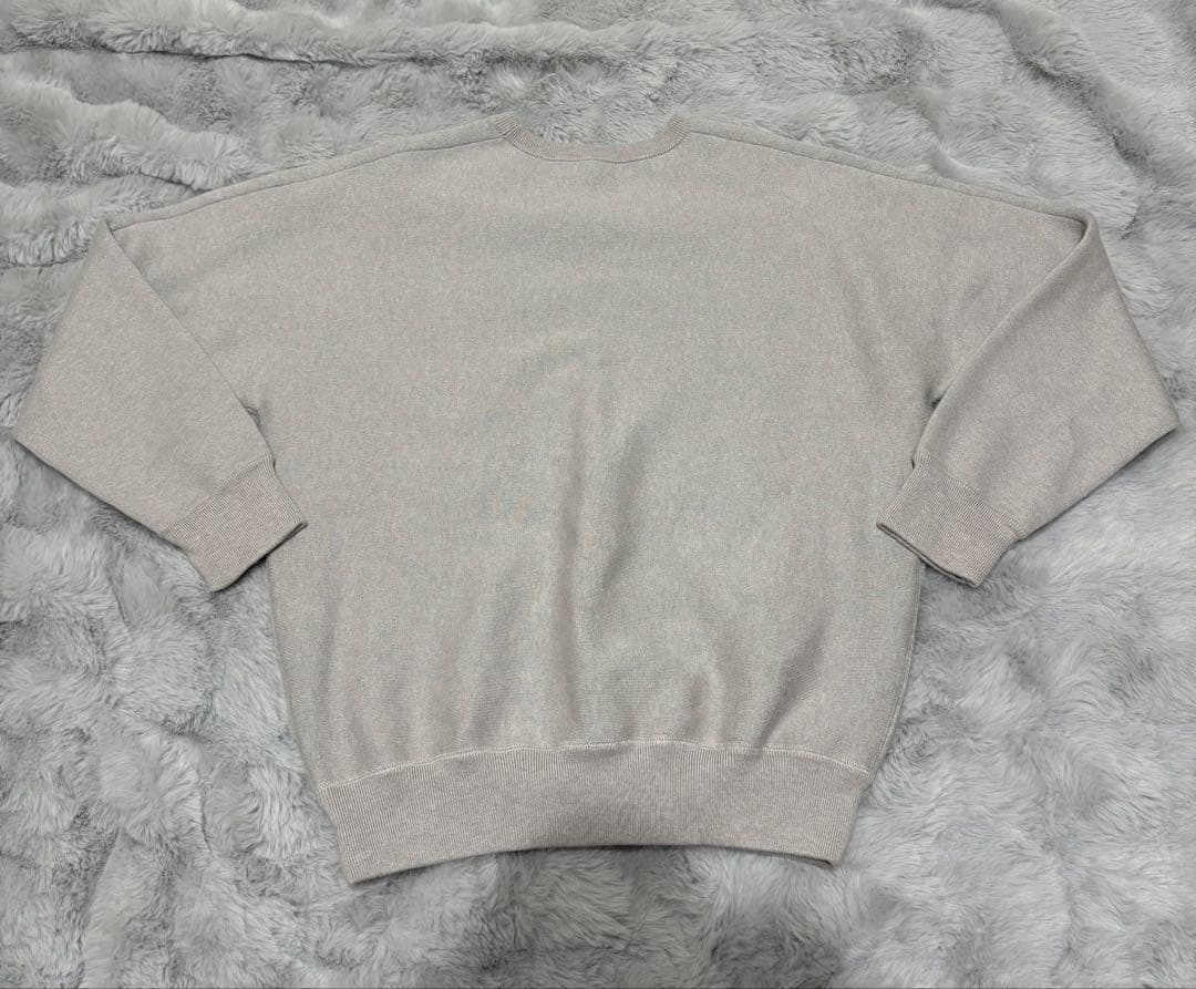 美品♡ebure エブール カシミヤ混 クルーネックニット グレー - メルカリ