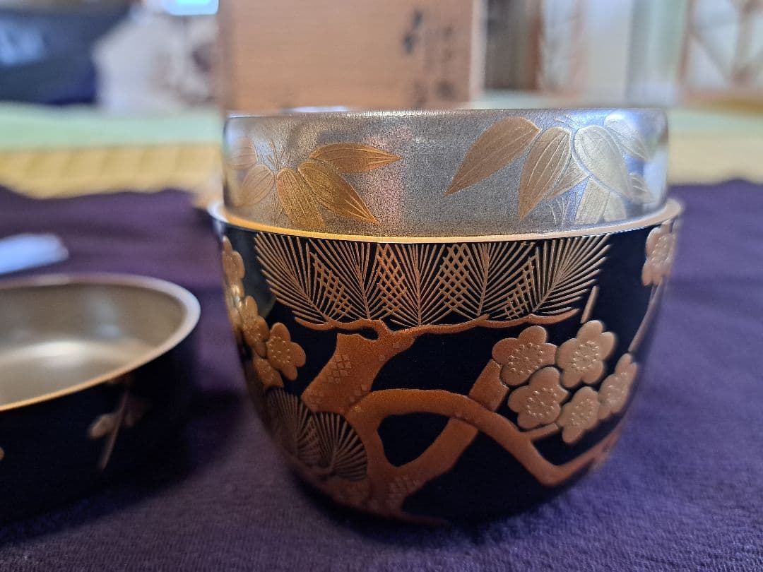 茶平一斎 利休棗 松竹梅 - メルカリ