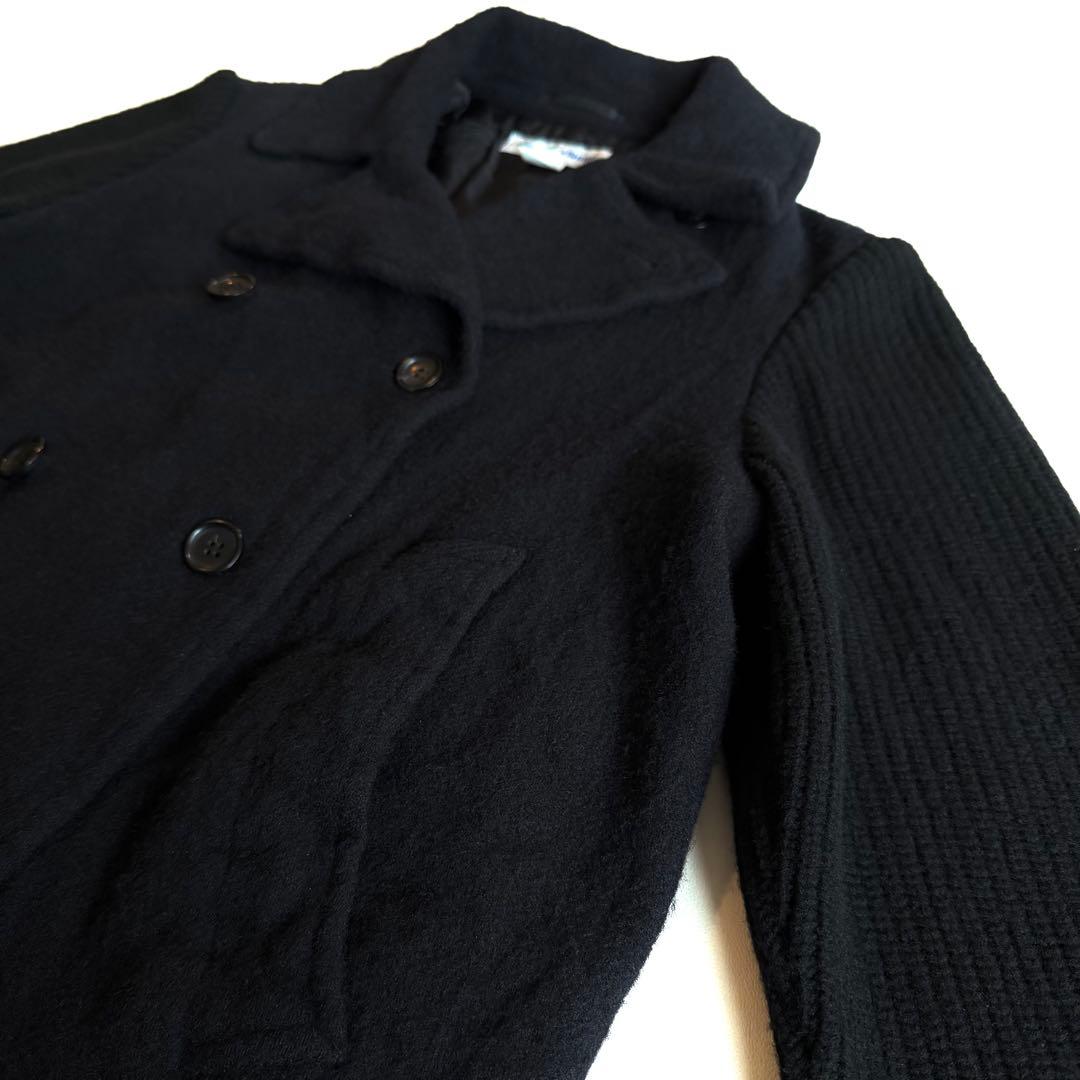 《美品》24aw コムデギャルソン シャツ ウール縮絨 ジャケット Pコート M