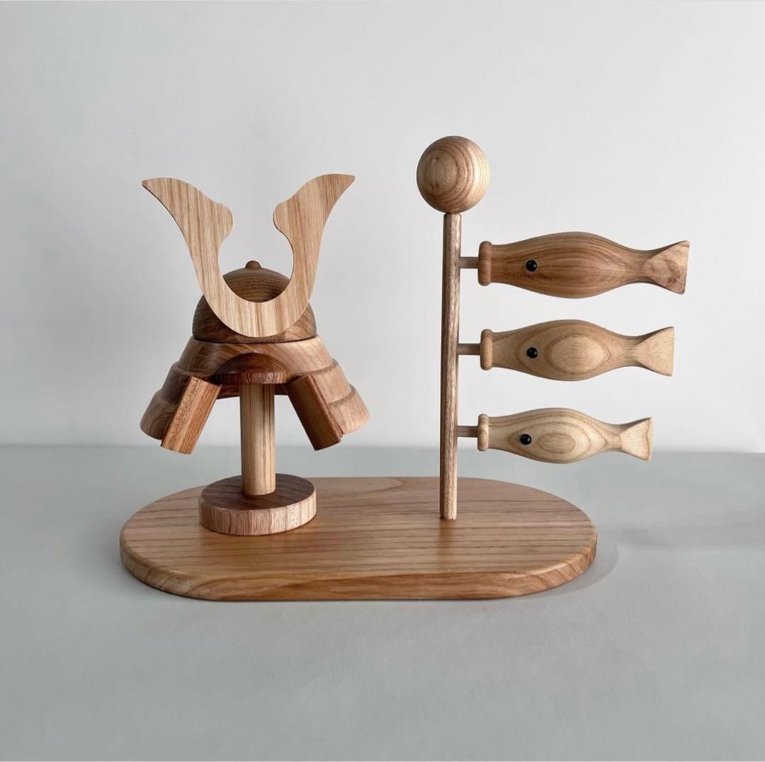 新品 lemitoys レミトイズ 木製 兜 鯉のぼり 五月人形 端午の節句