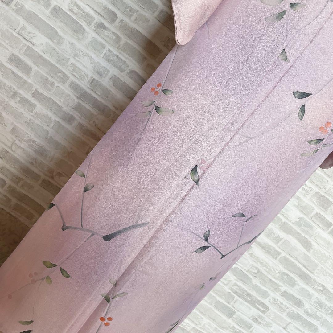 小紋 フルセット 実 枝葉 可愛らしい お出掛け お散歩 着物 P2 - メルカリ