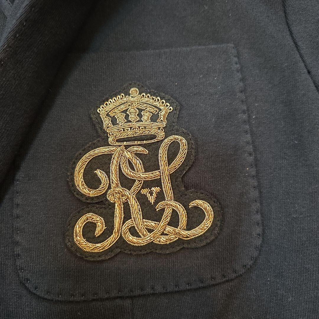 ポロラルフローレン 紺ブレザー エンブレム 銀ボタン - メルカリ