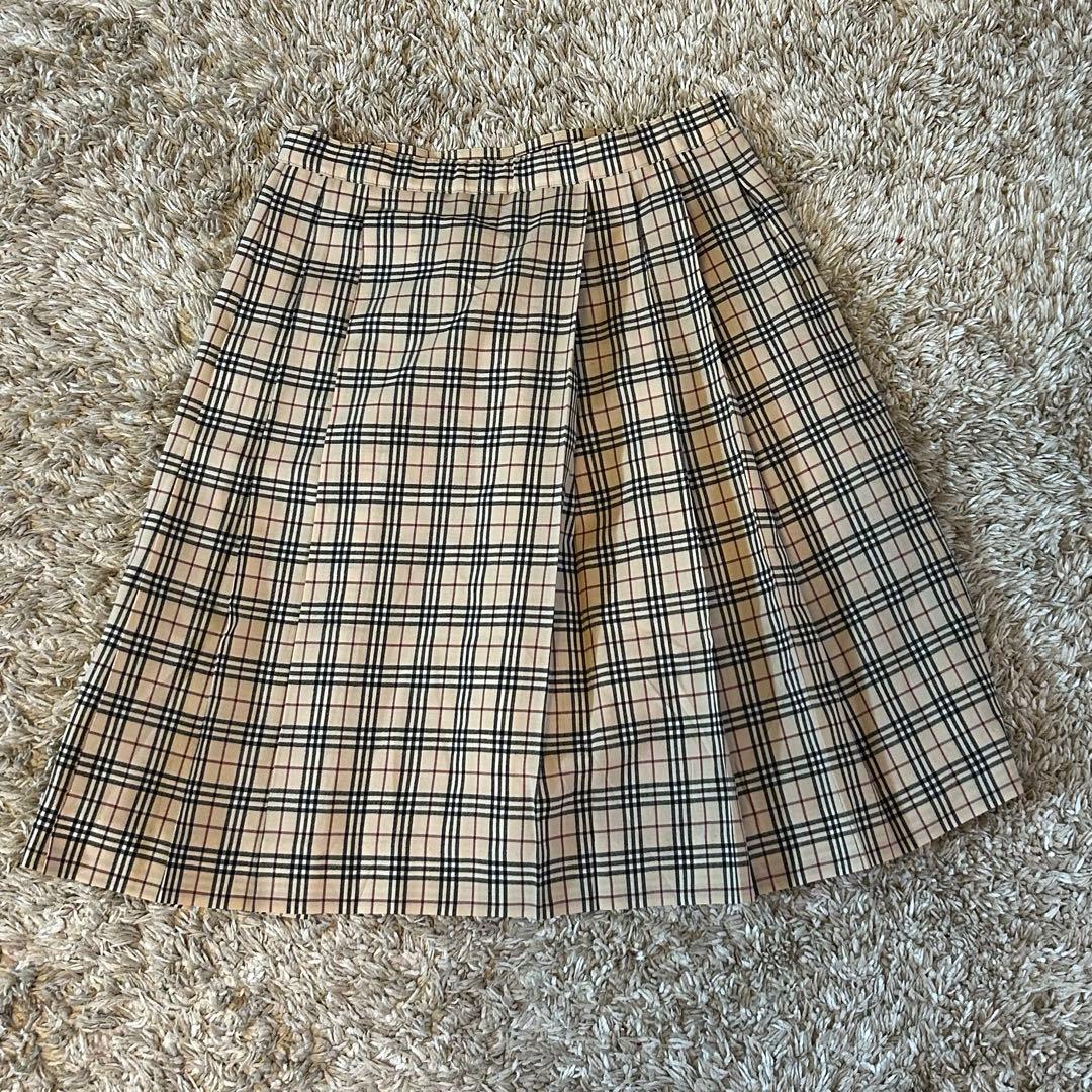 BURBERRY LONDON ノバチェック プリーツスカート 160 - 希少✨