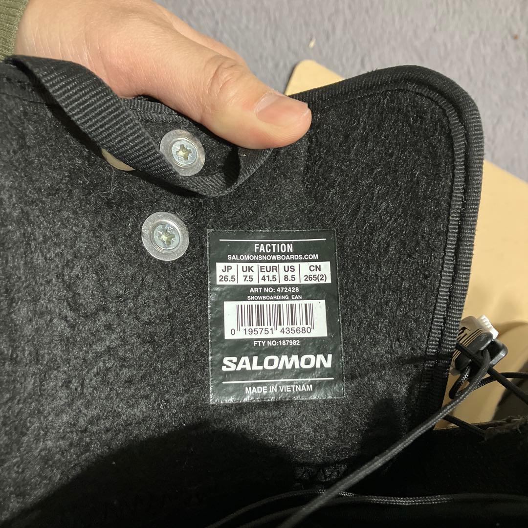 サロモン スノーボードブーツ　faction 26.5cm