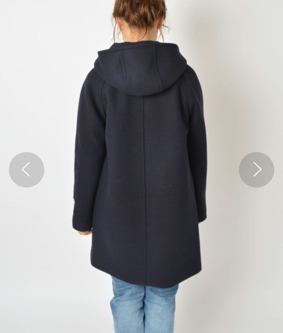 シップス ハミルトン ウール フードコート 2way ネイビー 36 - メルカリ