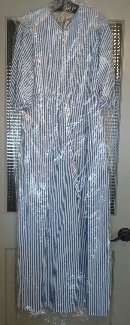 【完売品】kanako Sato×ヌキテパ　コットンストライプオールインワン