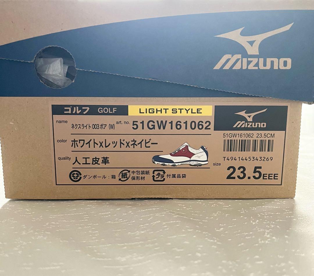 【新品】mizuno ミズノ レディース ゴルフシューズ スパイク 23.5cm