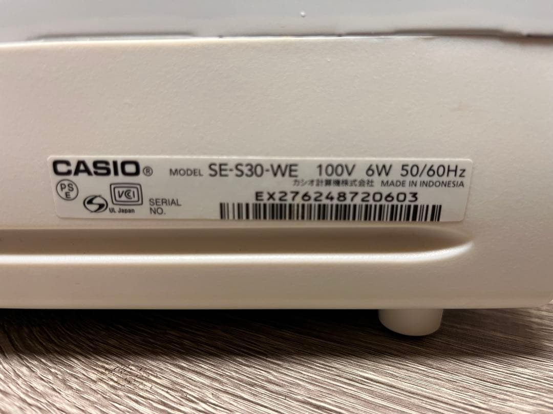 CASIO SE-S30-WE 電子レジスター 動作品 送料無料 - メルカリ