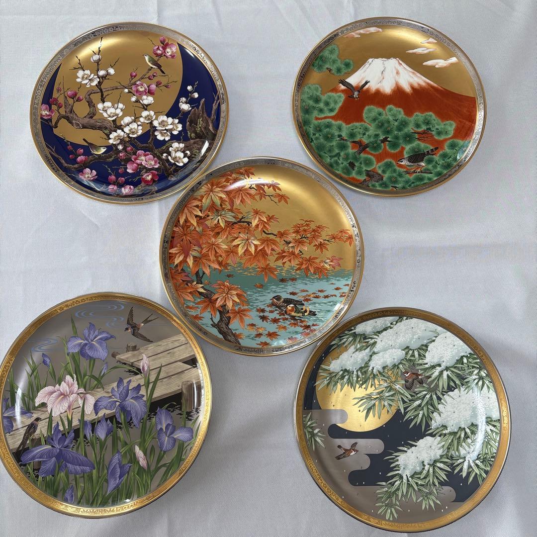 ノリタケ スタジオコレクション 四季の額皿5枚 限定品 となりのトトロ 22cmプレート(キノコ) | ノリタケ食器公式オンライン