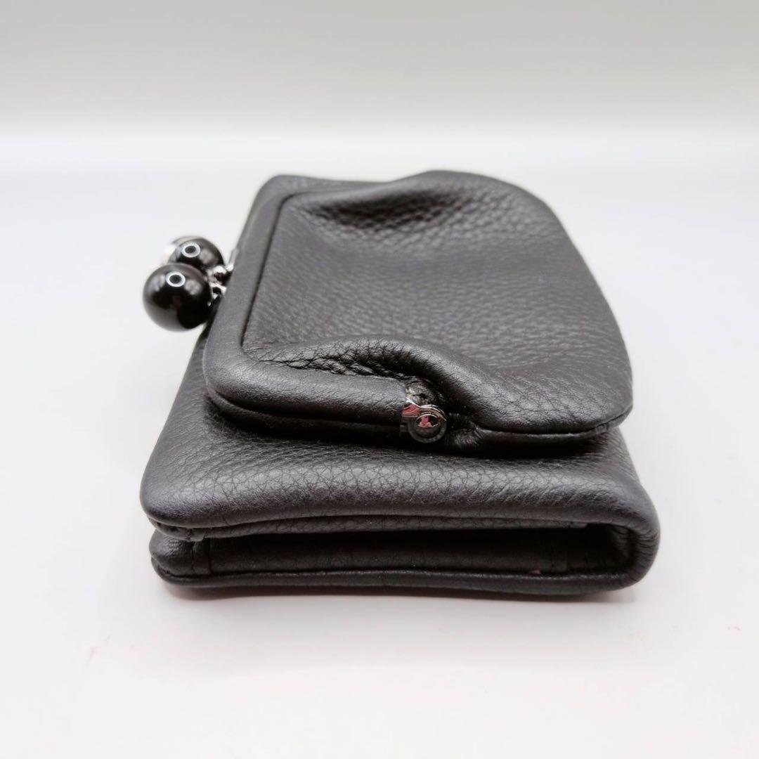 ear PAPILLONNER イアパピヨネ 財布 がま口 ブラック パピヨネ - メルカリ