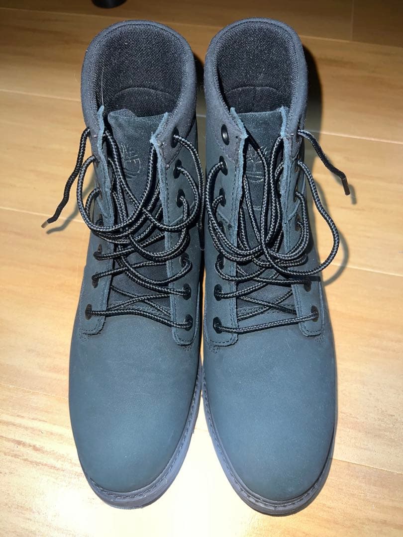 Timberland ブラック レースアップブーツ ハイカット - メルカリ