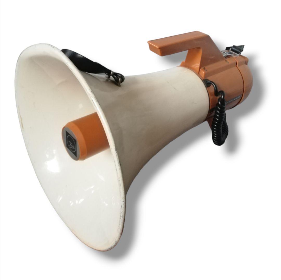 昭和レトロ】TOA トランジスター メガホン 電池式 拡声器 / 現状品