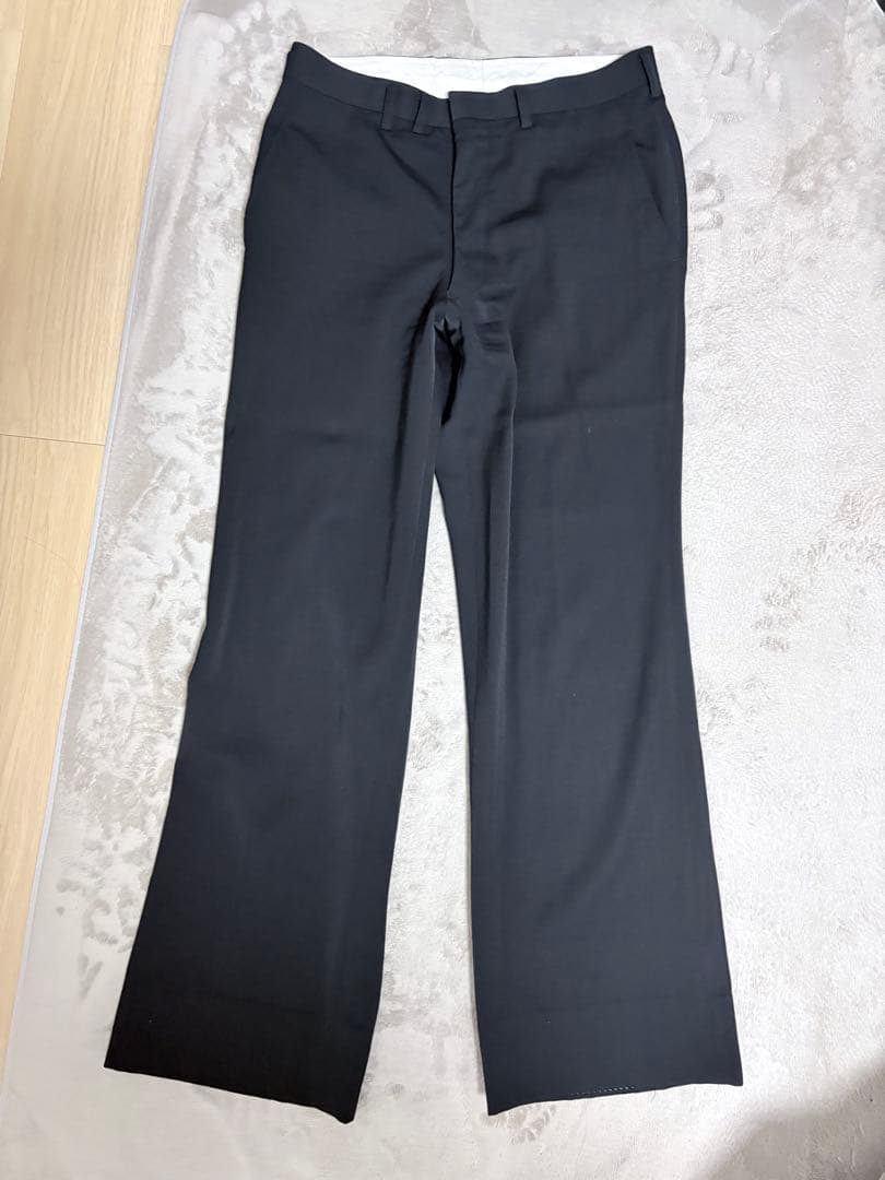 極上 漆黒ウール 黒金ボタン ダブルブレストスーツ - メルカリ