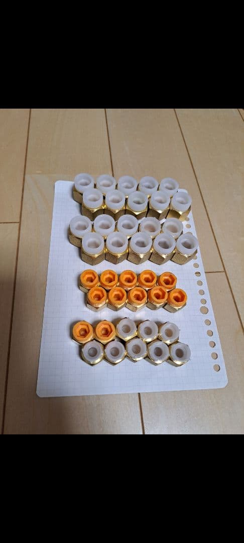 エアコンフレアナット2分3分各20個 セット - メルカリ