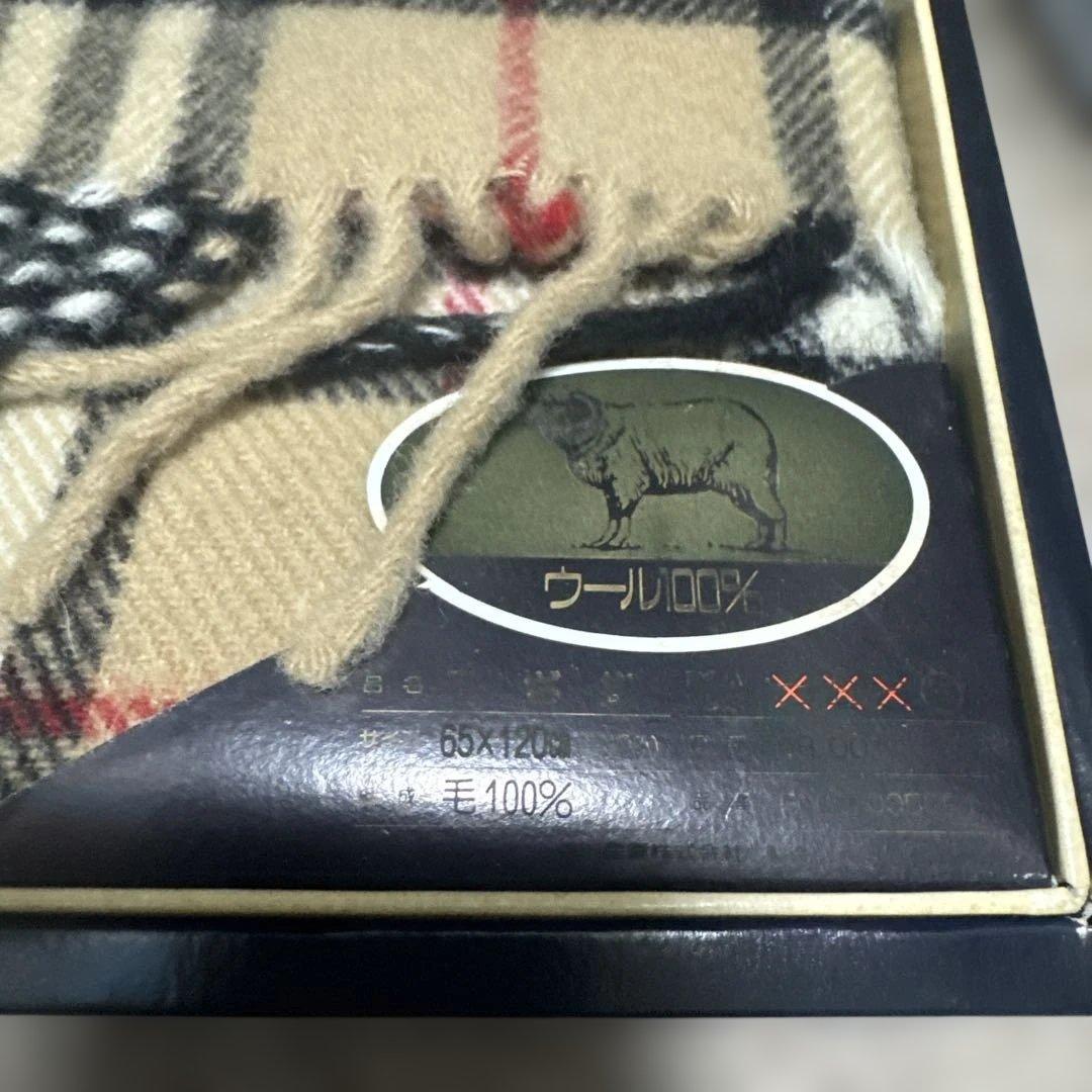 早い者勝ち‼️配送料込‼️Burberrys チェック柄ウールブランケット新品