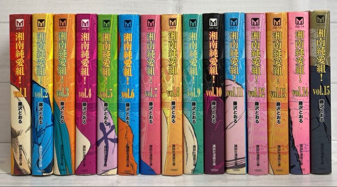 全巻】 湘南純愛組 全15巻セット 全巻初版 藤沢とおる GTO 鬼塚英吉