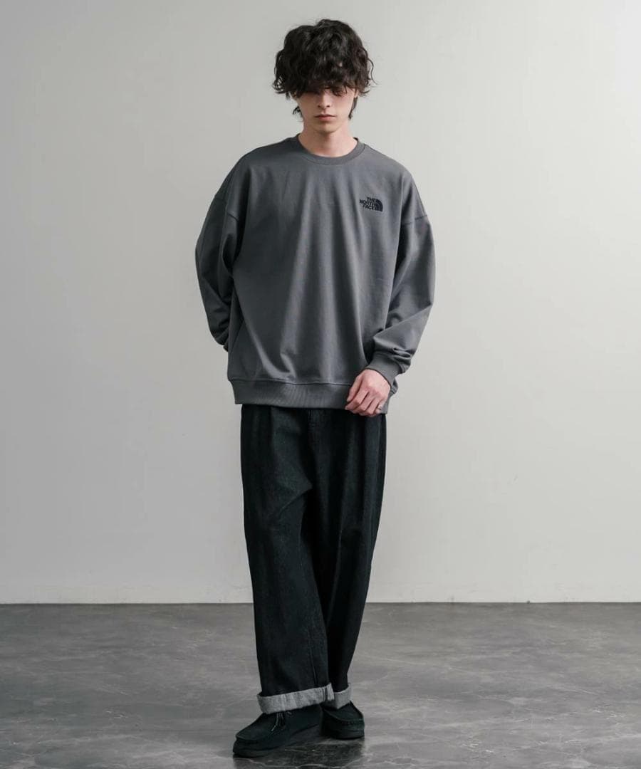 人気色【韓国限定】 THE NORTH FACE ルーズフィット スウェット L