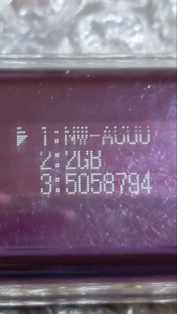 Ogichan　NW−A608　ジャンク　管理ナンバー6680