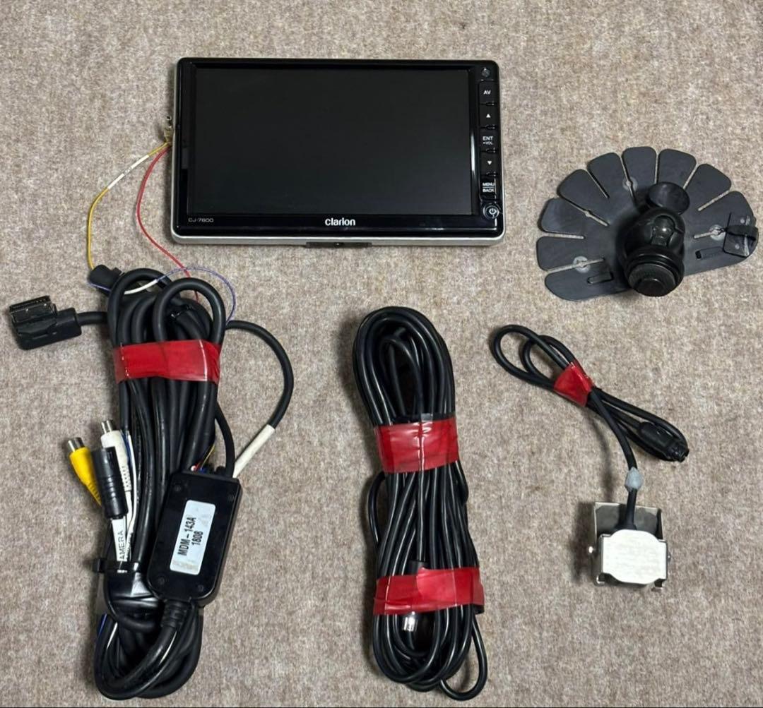 clarion クラリオン バックモニター&カメラ CJ-7600 【5216】