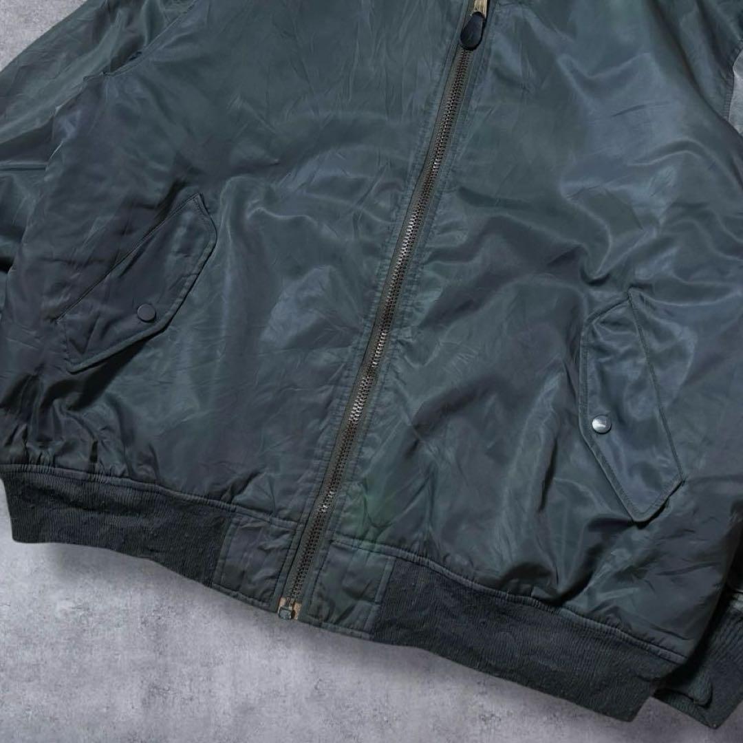 90s USAF MA-1フライトジャケットミリタリー北朝鮮製短丈古着