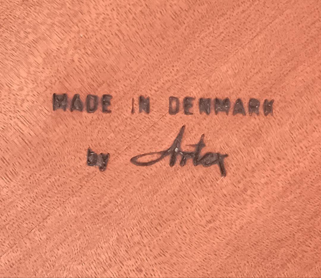 デンマーク Artex社製チーク材 置台・サイドテーブル 北欧家具