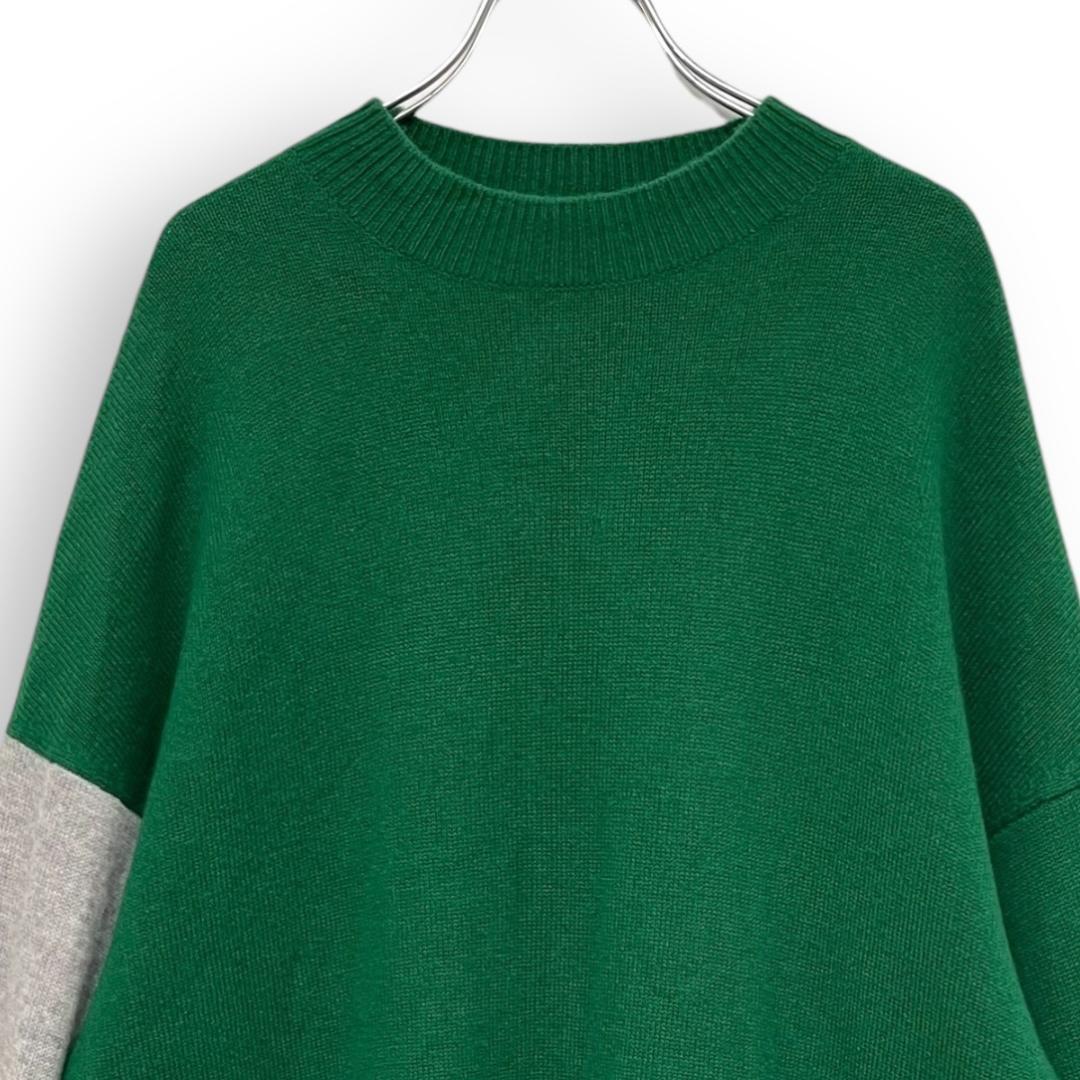 ENFOLD BI COLOR BOX PULLOVER エンフォルド ニット - メルカリ