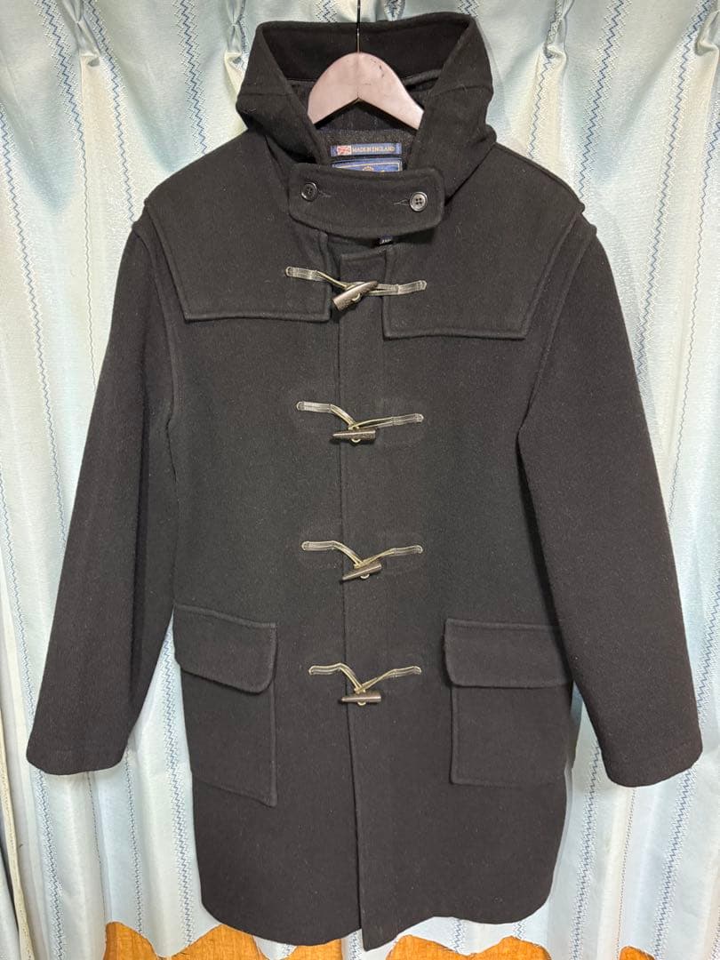 英国製　グローバーオール　GLOVERALL　ダッフルコート　US38　ブラック Gloverall（グローバーオール） コート モンティダッフルコート MONTY