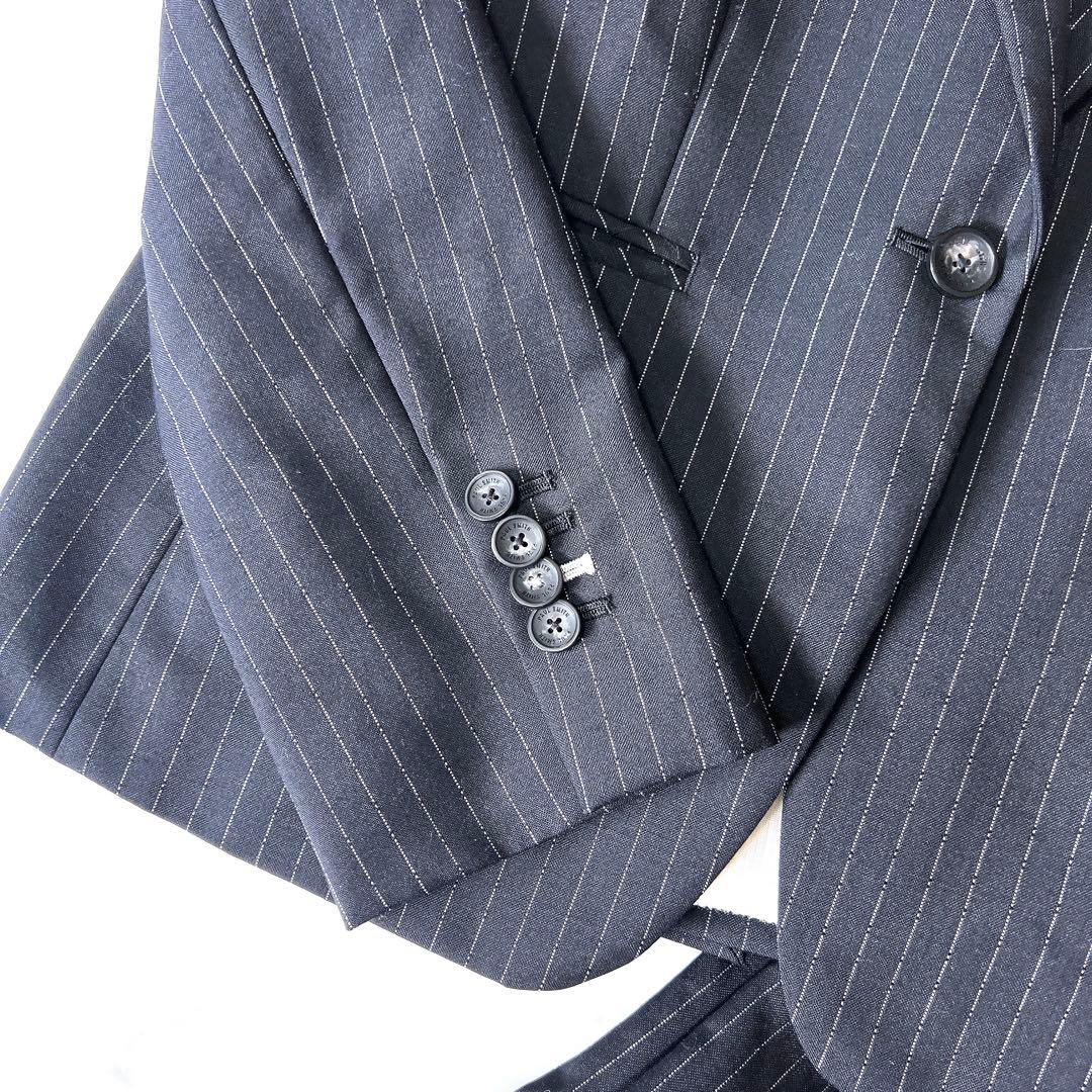 美品】ポールスミス スーツ・セットアップ ストライプ L 黒