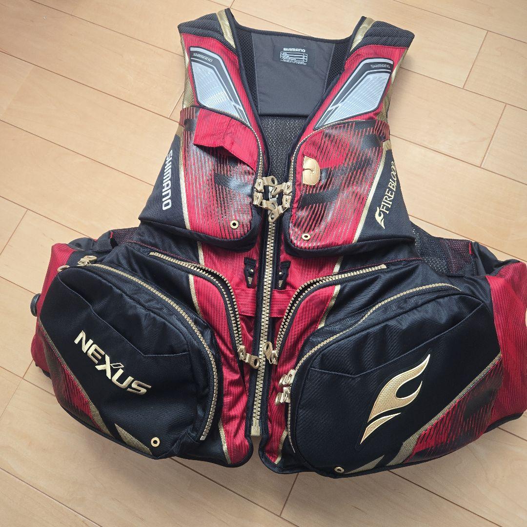 【MOFUMOFU】シマノ ネクサス・フローティングベスト シマノ ライフジャケット ネクサス フローティングベスト L ブラック