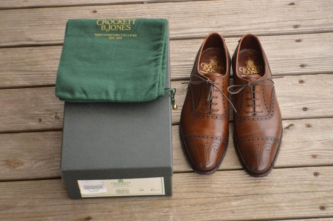 着用1回　CROCKETT＆JONES　COVENTRY　6.5E