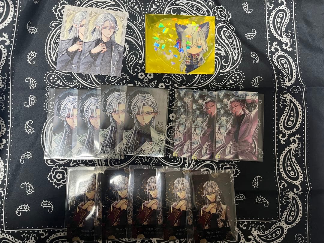 悪魔執事と黒い猫 あくねこ シロ バレンタイントレカ風カード