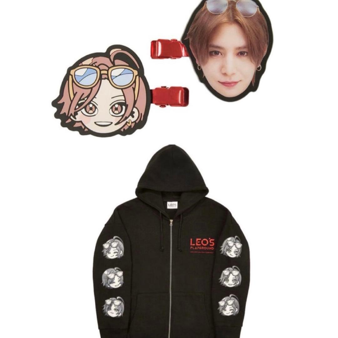 山田涼介 LEOの遊び場 ヘアクリップ パーカー セット フード付き