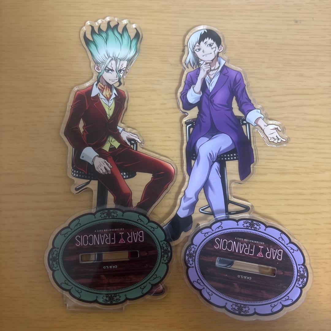 Dr.STONE バーフランソワ ビッグアクリルスタンド あさぎりゲン 石神千