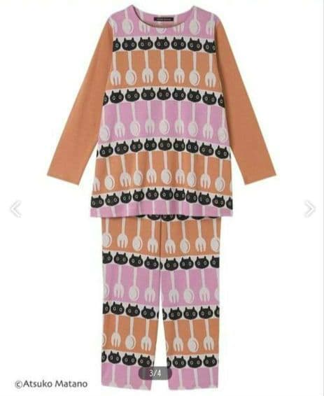新品タグ付き マタノアツコ パジャマ ルームウェア スプーン L - メルカリ