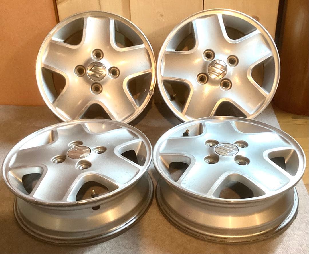 スズキ 純正 4.0J 13インチ +45 4H 100 ホイール4本 セット