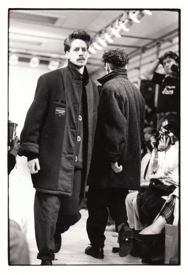 AD1993COMME des GARCONSウールコート田中オムギャルソンオム