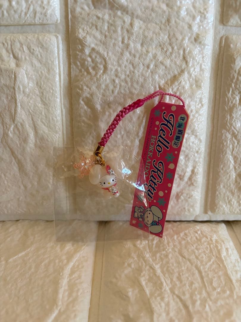 希少 ご当地キティ【北海道限定】4点セット 雪うさぎ 根付 ファスナー