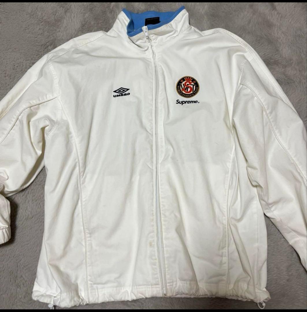 Supreme×umbroコラボナイロンジャケット L ホワイト - メルカリ