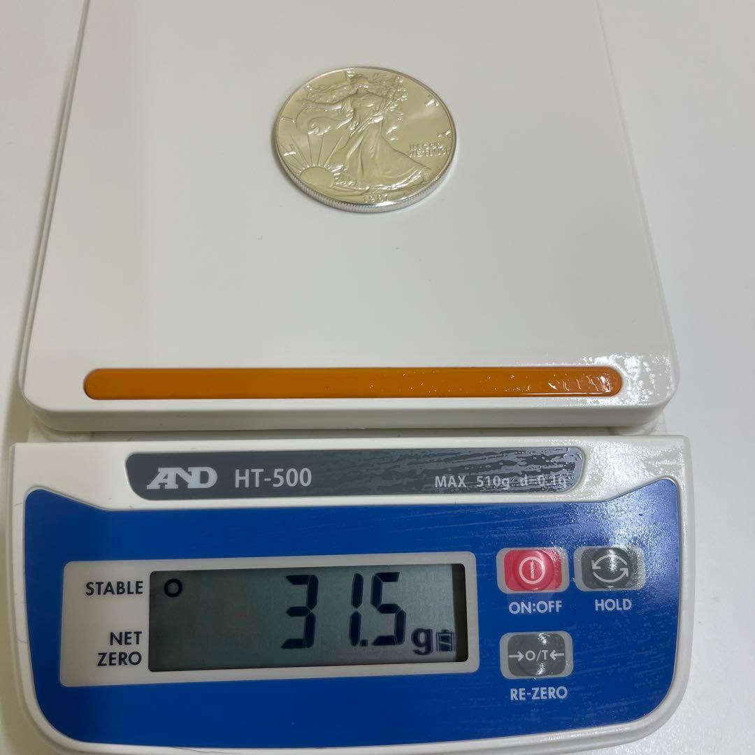 イーグル銀貨 1987年 アメリカ ウォーキングリバティ - メルカリ