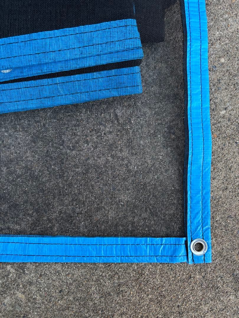 寒冷紗　四方ハトメ　10.8m×24m